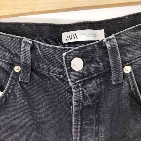 ザラ ZARA STRAIGHT CROPPED JEANS レディース 31