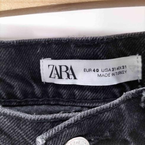 ザラ ZARA STRAIGHT CROPPED JEANS レディース 31
