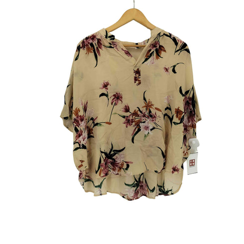 花柄 S/S シャツ ブラウス レディース