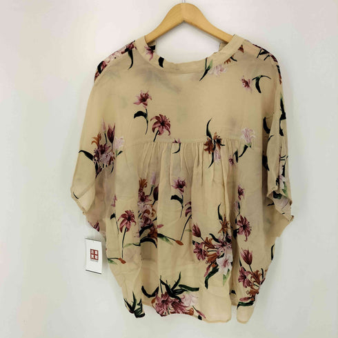 花柄 S/S シャツ ブラウス レディース