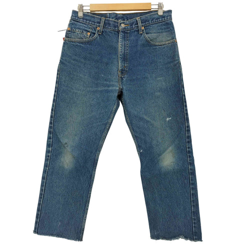 リーバイス Levis 99年8月製 505 00505-0216 カットオフ コロンビア製 ジッパーフライデニムパンツ メンズ W34/L30