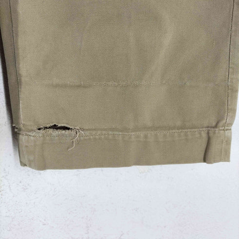ユーエスアーミー U.S. ARMY 40~50S ARMY CHINO PANTS アウトシーム脇割 片玉縁 バックポケットボタン無 メンズ 30×31