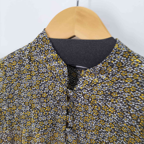 ザラ ZARA 小花柄 ラメ ロングワンピース レディース import:S