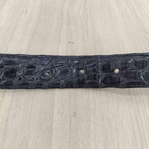 GENUINE CROCODILE クロコベルト レディース
