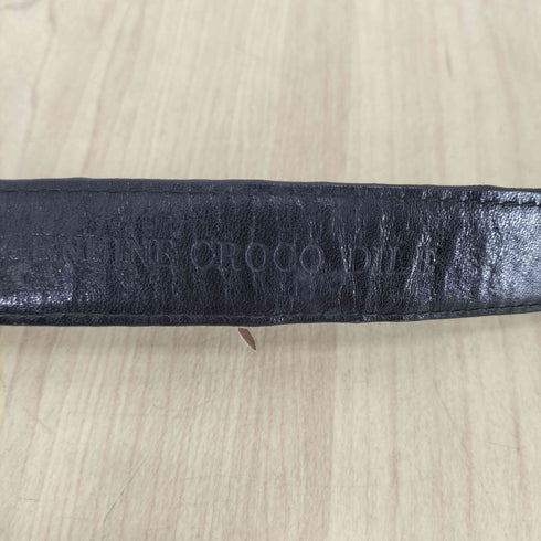 GENUINE CROCODILE クロコベルト レディース