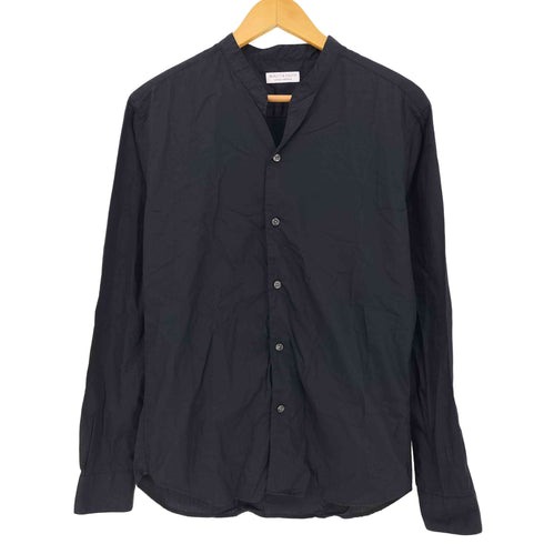 ビューティーアンドユースユナイテッドアローズ BEAUTY & YOUTH UNITED ARROWS 23SS コットン ポプリン バンドカラー スキッパーシャツ メンズ JPN:L