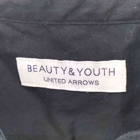 ビューティーアンドユースユナイテッドアローズ BEAUTY & YOUTH UNITED ARROWS 23SS コットン ポプリン バンドカラー スキッパーシャツ メンズ JPN:L