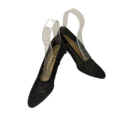 イヴサンローラン Yves Saint Laurent メッシュヒールパンプス レディース 6 1/2