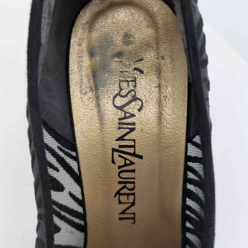 イヴサンローラン Yves Saint Laurent メッシュヒールパンプス レディース 6 1/2