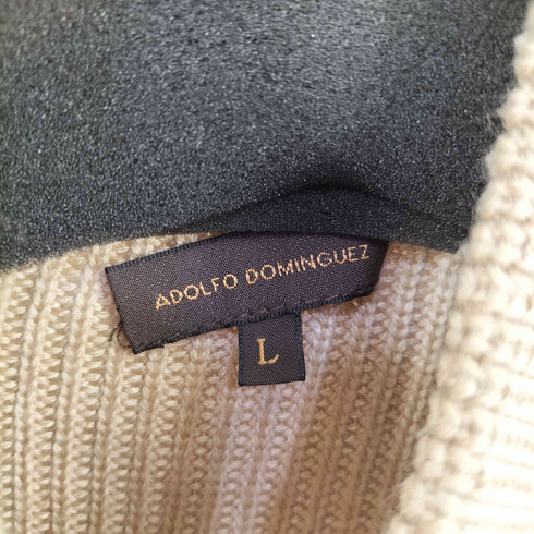 アドルフォドミンゲス ADOLFO DOMINGUEZ 金具付きカーディガン レディース JPN:L