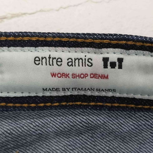 エントレアミス entre amis セルビッチリジッドデニムパンツ メンズ 31