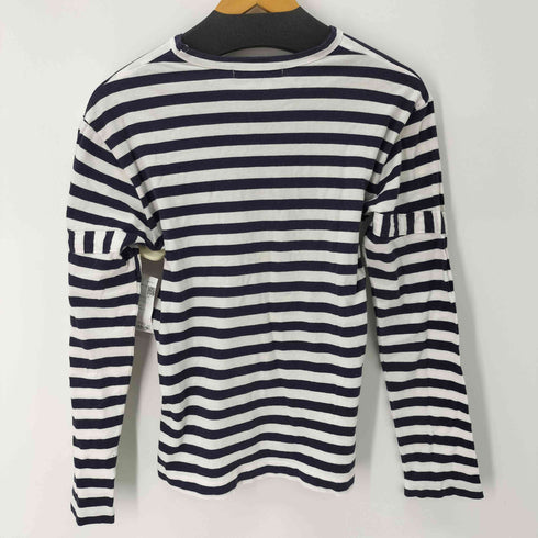 コムデギャルソン COMME des GARCONS 10SS 切替 クルーネックボーダーTシャツ メンズ JPN:S