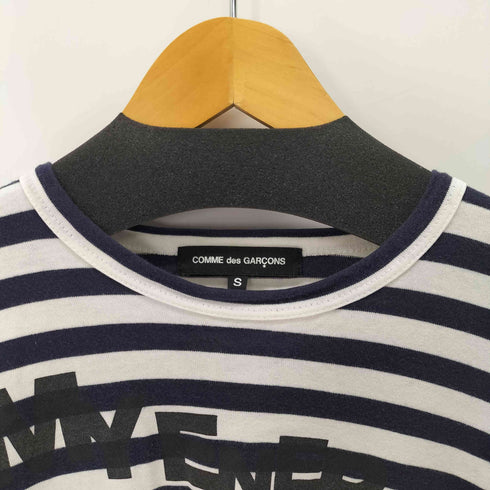 コムデギャルソン COMME des GARCONS 10SS 切替 クルーネックボーダーTシャツ メンズ JPN:S