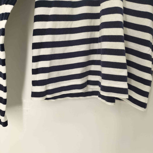 コムデギャルソン COMME des GARCONS 10SS 切替 クルーネックボーダーTシャツ メンズ JPN:S