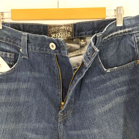 ステューシー Stussy WORKGEAR ストレートデニムパンツ メンズ 34/32