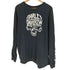 ハーレーダビッドソン HARLEY-DAVIDSON RIDE 2LIVE MOTOR CYCLES BLACK RIVER FALLS スリーブ ロゴ プリント L/S Tシャツ コピーライト2014 メンズ import:XL