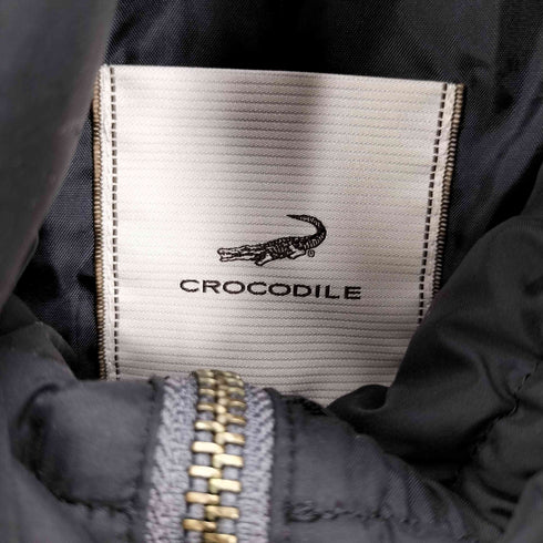 クロコダイル crocodile スタンドネック ジップアップ ダウン ロング コート レディース JPN:L