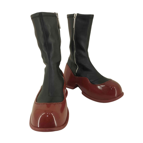 チャールズアンドキース CHARLES&KEITH Pixie ピクシー パテントカーフブーツ レディース JPN:23.5