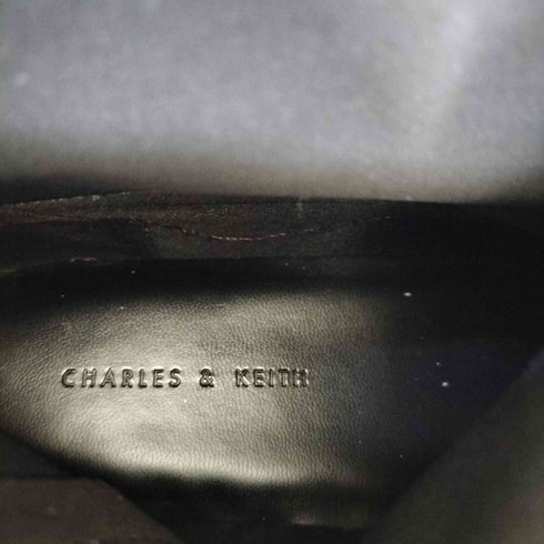 チャールズアンドキース CHARLES&KEITH Pixie ピクシー パテントカーフブーツ レディース JPN:23.5