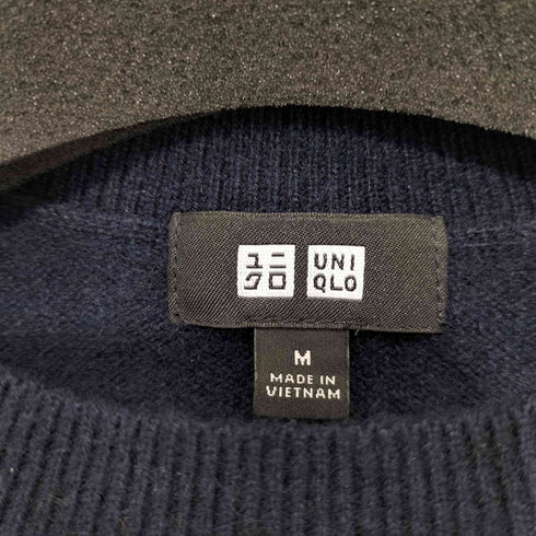ユニクロ UNIQLO カシミヤクルーネックセーター メンズ JPN:M