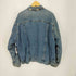 リーバイス Levis 90S USA製 デカタグ デニムジャケット 裏地ブランケット ボタン裏715刻印 95年製 メンズ import:L