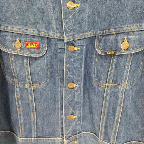 リー Lee 80S~90S USA製 黒タグ 220-J PATD-153438 デニムジャケット メンズ