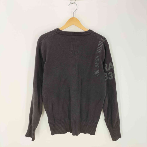 ジースターロー G-STAR RAW NAVY R KNIT L/S メンズ JPN:L