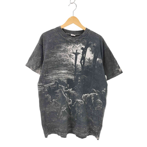 フルーツオブザルーム FRUIT OF THE LOOM USA製 キリストアートTシャツ メンズ JPN:XL
