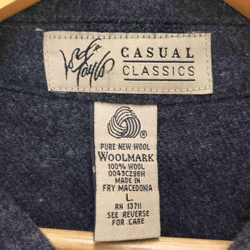 casual classics ウールフルジップジャケット メンズ L