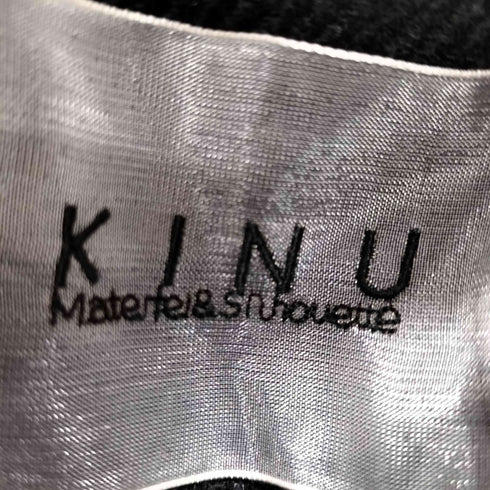 アンティカキヌ antiqua KINU 変形ノーカラージャケット レディース