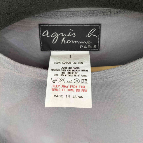 アニエスベーオム Agnes b.homme 星プリント クルーネックTシャツ エトワールスタ― メンズ JPN:1