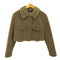ザラ ZARA クロップドフェイクボアジャケット レディース JPN:S