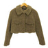 ザラ ZARA クロップドフェイクボアジャケット レディース JPN:S