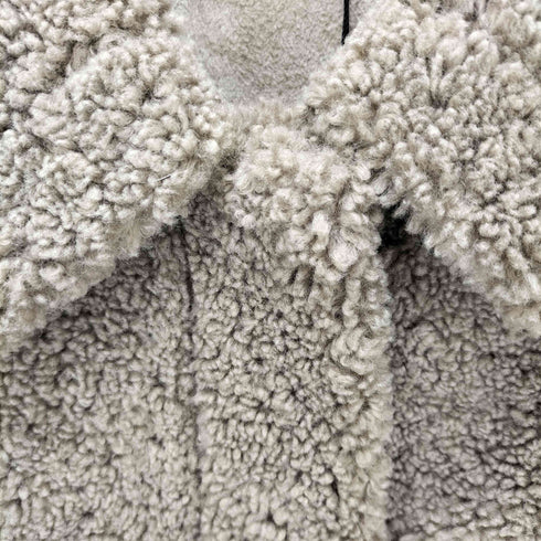 ザラ ZARA クロップドフェイクボアジャケット レディース JPN:S