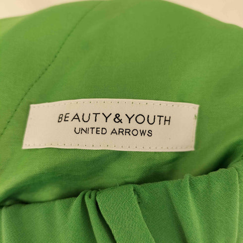 ビューティーアンドユースユナイテッドアローズ BEAUTY & YOUTH UNITED ARROWS ダブルクロスタックワイド ストレートパンツ レディース JPN:M