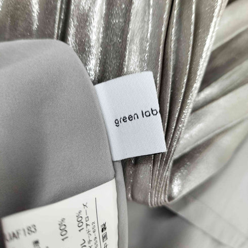 ユナイテッドアローズグリーンレーベルリラクシング UNITED ARROWS green label relaxing ハクプリント プリーツ スカート レディース FREE