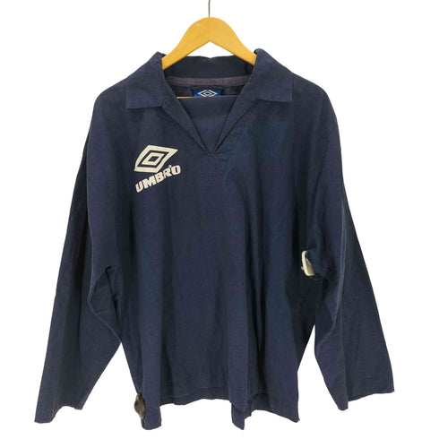 アンブロ UMBRO 90s 香港製 ポリエステルドリルトップ メンズ import:L