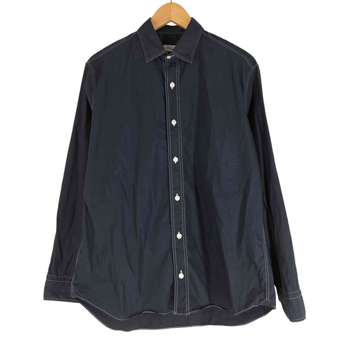サルバトーレピッコロ Salvatore Piccolo イタリア製 ステッチデザイン L/S シャツ メンズ import:M