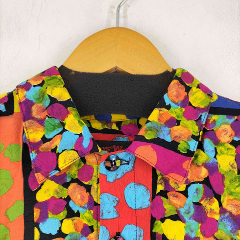 JAMS WORLD 90S USA製 総柄レーヨンシャツ メンズ import:M