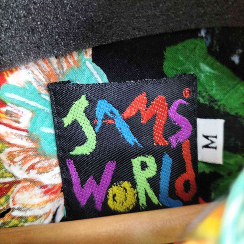 JAMS WORLD 80s-90s USA製 レーヨンアロハシャツ フラワー メンズ import:M