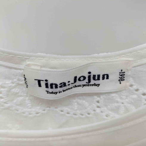 ティーナジョジュン TINA:JOJUN ノースリーブ アイレットレースワンピース レディース JPN:M