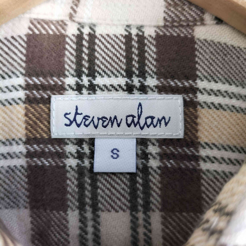 スティーブンアラン Steven Alan SHGY/NEL CHK RV/SM RG/シャツ メンズ import:S