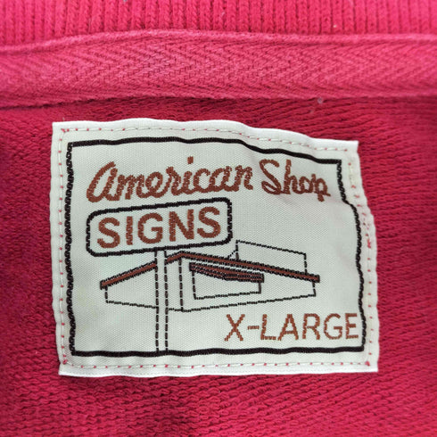 ハーフジッププルオーバースウェット メンズ XL