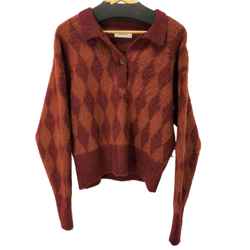 スローブシトロン SLOBE citron collardesignニット レディース