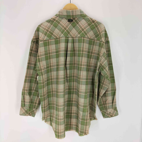 アメリ AMERI BIG CHECK SHIRT チェックシャツ レディース JPN:S