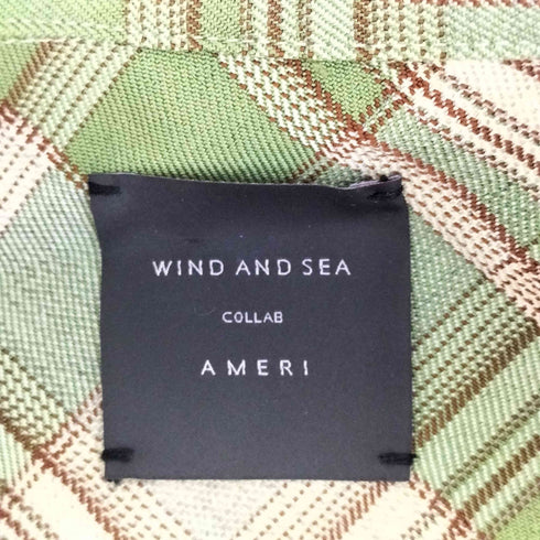 アメリ AMERI BIG CHECK SHIRT チェックシャツ レディース JPN:S