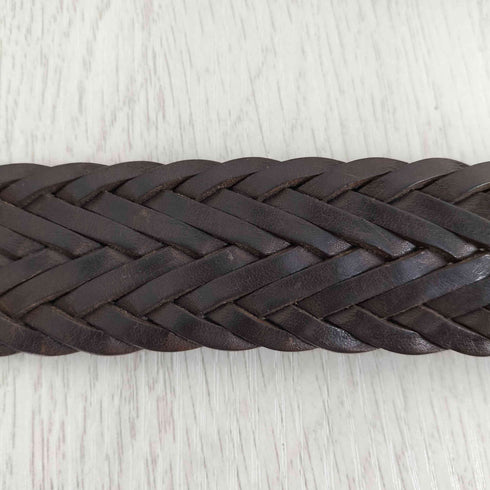 j&mdavidson 編み込み レザー メッシュベルト メンズ 80/32