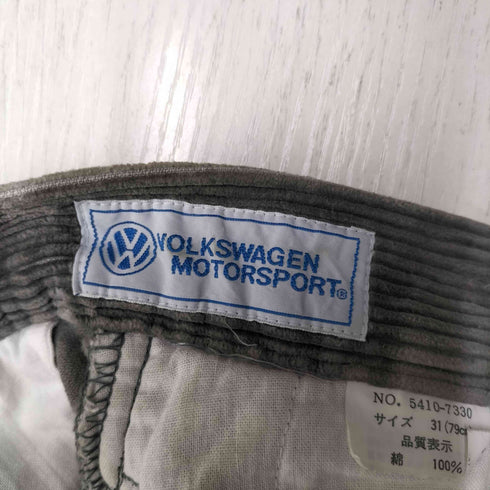 VOLKSWAGEN MOTORSPORT 2タック 太畝 コーデュロイ パンツ メンズ 31 (79cm)