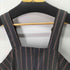 アンティカパターントルソ antiqua patterntorso ストライプ柄サロペットパンツ レディース