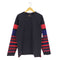 イッセイミヤケ ISSEY MIYAKE 黒タグ マルチボーダースリーブ 切替 ロングスリーブTシャツ メンズ JPN:3
